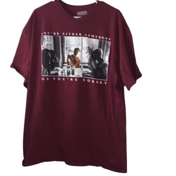 American Gangster 2XL Maroon Graphic T-Shirt 100% Cotton - Picture 1 of 7